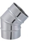 ISOTIP-JONCOUX 032618 Coude Secteur 45° Tyral 304, Inox, Diamètre 180