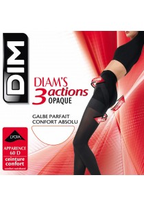 DIM Collant Voile 3 Actions Opaques (Marron)